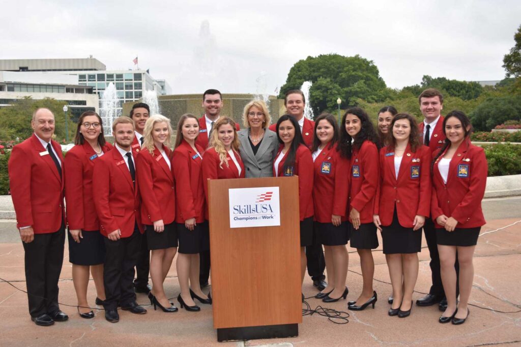 Betsy DeVos and SkillsUSA