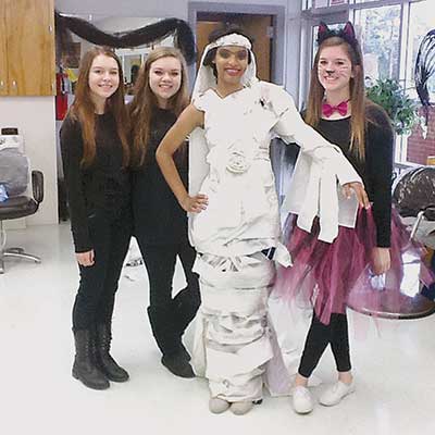 Image for Here comes the bride, all dressed in … toilet paper?