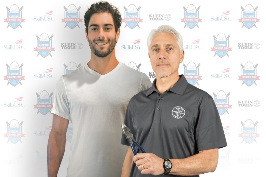 Image for Jimmy Garoppolo to Participate in SkillsUSA National Signing Day Sponsored by Klein Tools May 8