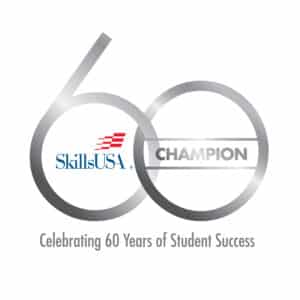 SkillsUSA 60th Anniversary logo