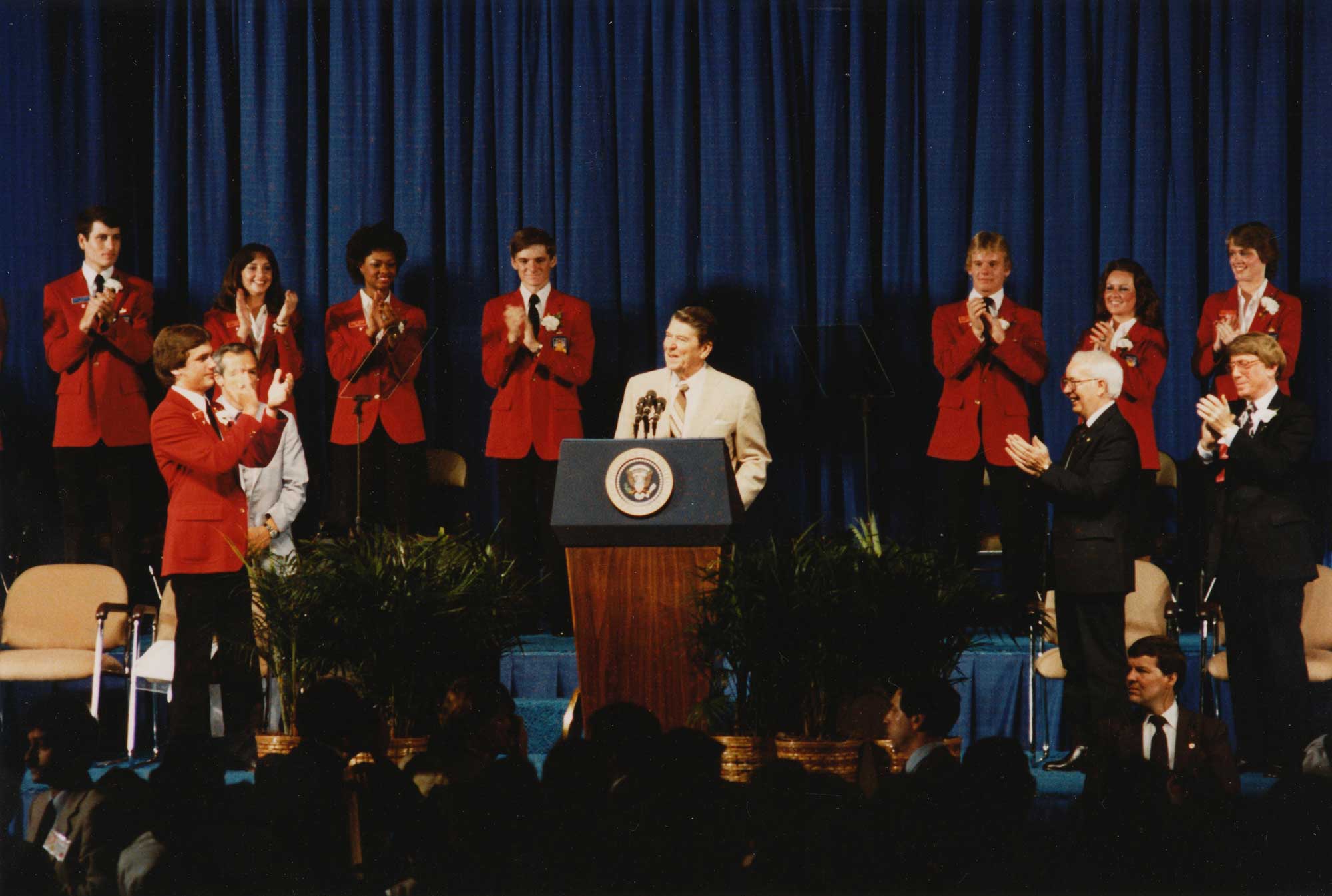 Ronald Reagan at the VICA conference}