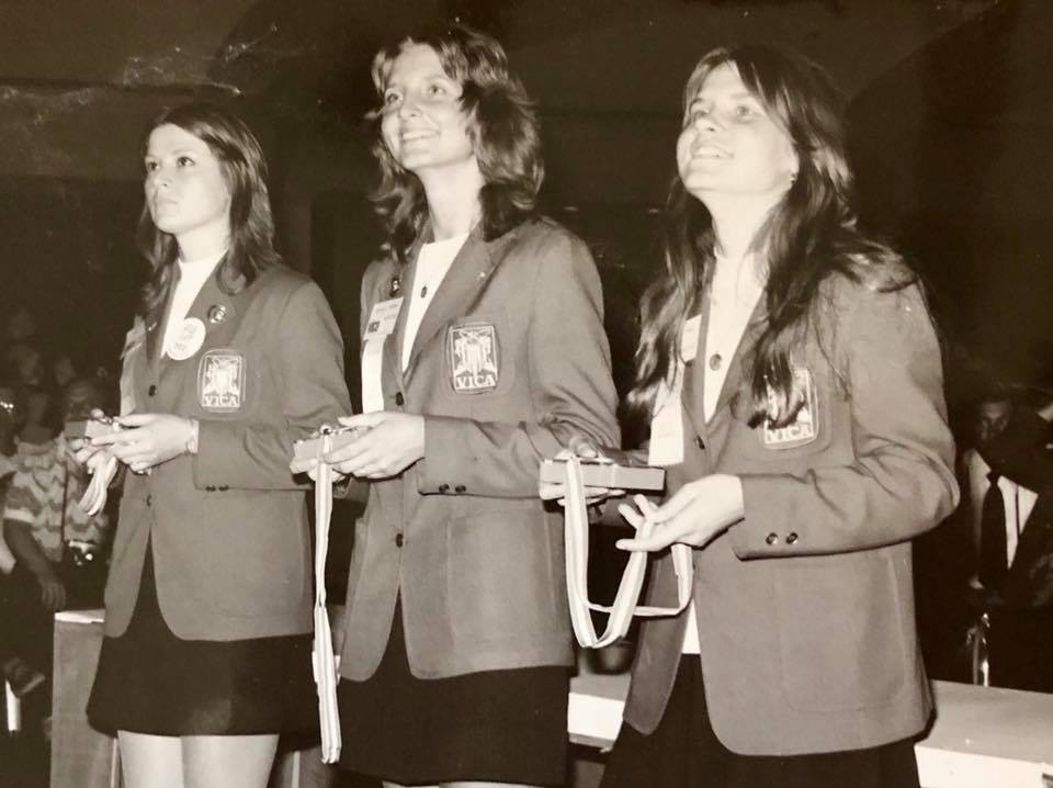 VICA Staff awarding medals}