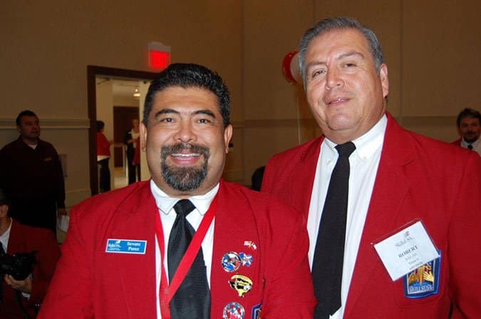 Two SkillsUSA Texas advisors}